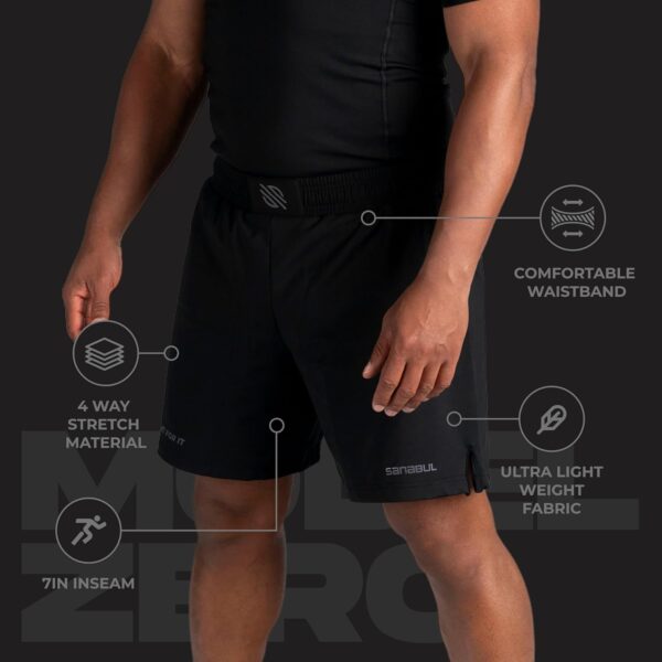 Sanabul Model Zero MMA Shorts: High-Performance BJJ Combat Sports Gear - Image 3