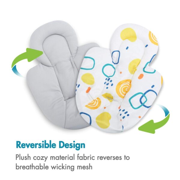 Minne Baby 4Moms Insert: Plush/Mesh Newborn Support for MamaRoo & RockaRoo - Image 3