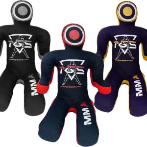 PGS Grappling Dummy for Wrestling Brazilian Jiu Jitus MMA Punching Bag Judo Karate Practice Martial Arts Training Boxing Self Defense Dummy – UNFILLED