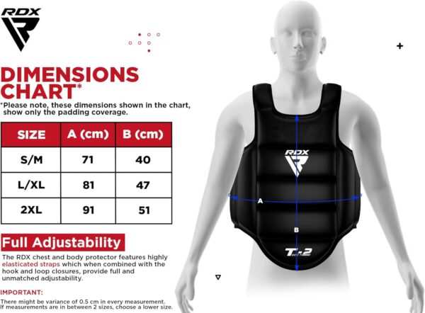RDX Reversible Boxing Body Protector | MMA Sparring Chest Guard - Image 5