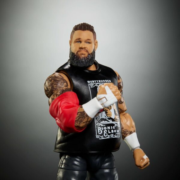 WWE Elite Kevin Owens Action Figure - Interchangeable Hands & BAF Pieces - Image 3