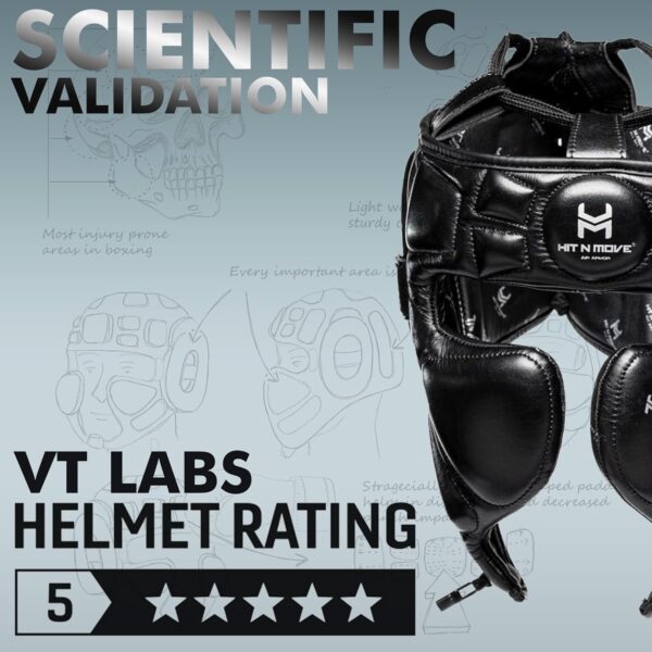HIT N MOVE Air Armor Precision Boxing Headgear: Lightweight MMA Protection - Image 5
