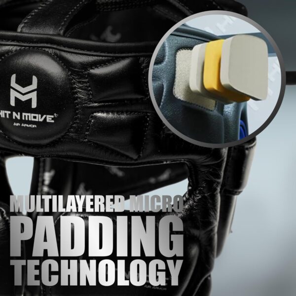 HIT N MOVE Air Armor Precision Boxing Headgear: Lightweight MMA Protection - Image 4