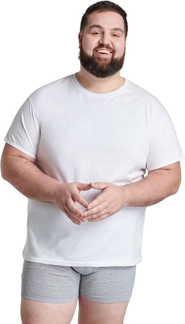 Fruit of the Loom Men's Eversoft Breathable Tag-Free Cotton Pocket Tees - Image 2