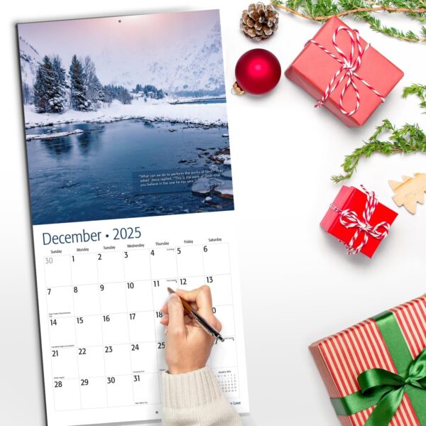 2025 Faith Hope Love Christian Wall Calendar | Bible Verses | 12"x24" - Image 5