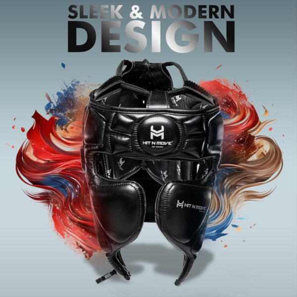HIT N MOVE Air Armor Precision Boxing Headgear: Lightweight MMA Protection - Image 6