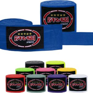 FARABI Kids Boxing Hand Wraps 2.5 Meters Junior Hand Wraps Boxing Hand Wraps Muay Thai Hand Wraps MMA Boxing Hand Wraps Men Boxing Hand Wraps Kids Boxing Hand Wraps Inner Gloves