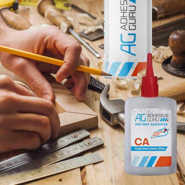 Premium CA Glue + Activator: Fast-Bond Adhesive for Wood, Metal & Crafts - Image 3