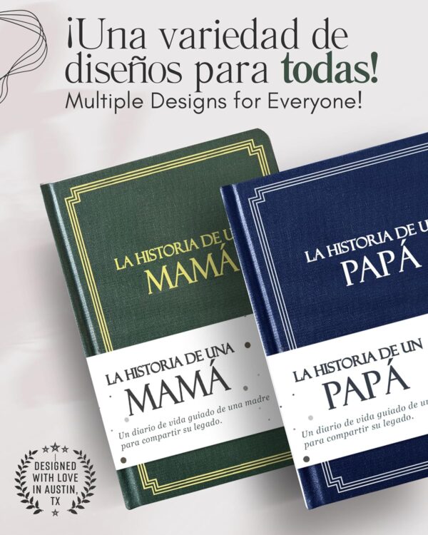 "Mama, Comparte Tu Historia: Libro Regalo Personalizado Con 250+ Preguntas" - Image 7