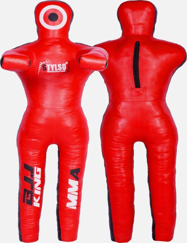 Pro BJJ MMA Grappling Dummy | PU Leather Unfilled Wrestling Trainer - Image 3