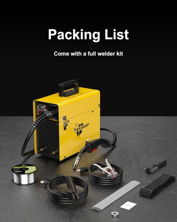 PRIME 145A 3-in-1 MIG/TIG/Stick Welder | Portable IGBT Inverter | 110V Gasless - Image 8