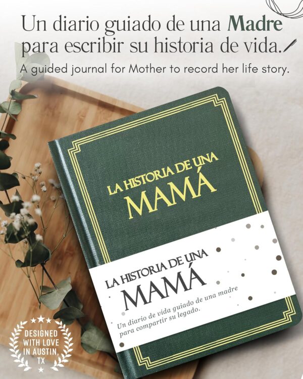 "Mama, Comparte Tu Historia: Libro Regalo Personalizado Con 250+ Preguntas" - Image 3
