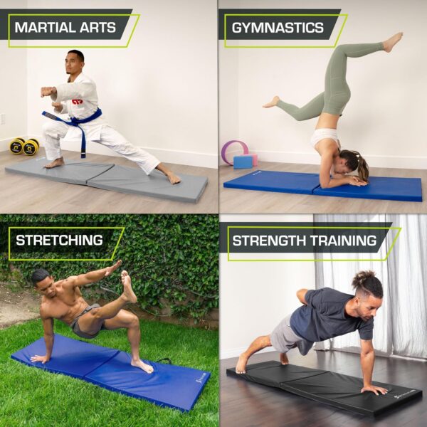 ProsourceFit Thick Folding Exercise Mat | MMA Gymnastics Core Workout - Image 5